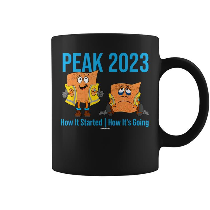 Swagazon Associate Peak 23 How It Started How Its Going Peak Coffee Mug