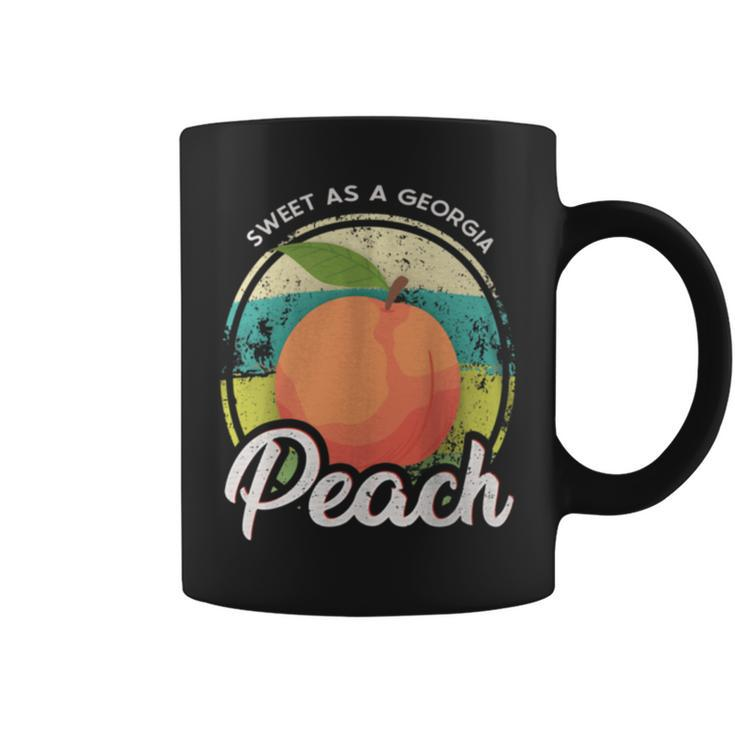 Sweet As A Georgia Peach Ga Peach State Coffee Mug