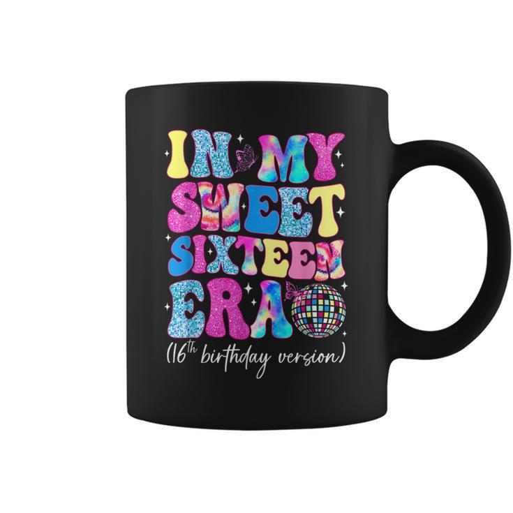 In My Sweet Sixn Era Groovy Retro Boy Girl 16Th Birthday Coffee Mug