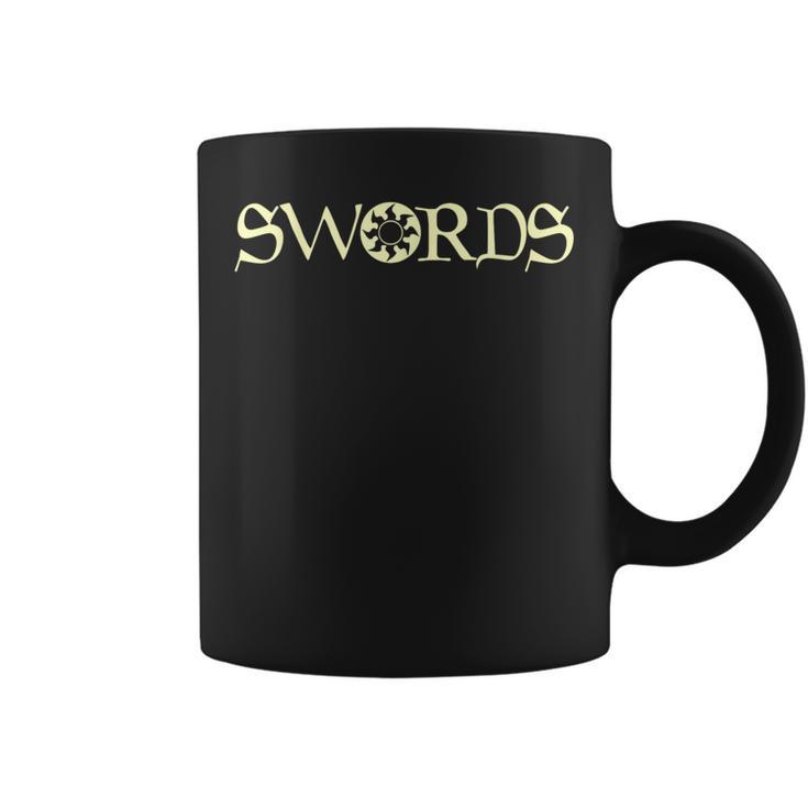 Swords White Magic Mana Symbol Coffee Mug