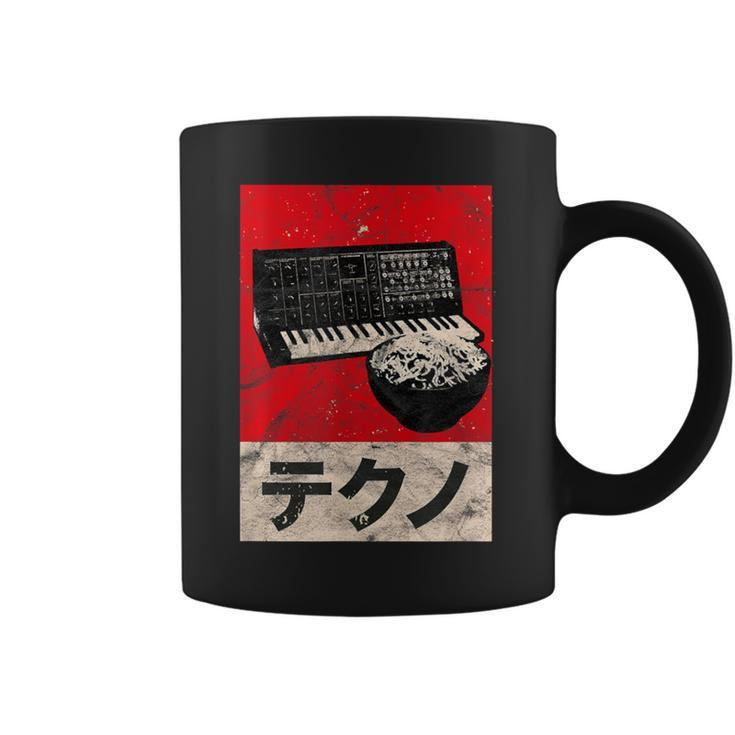 Synthesizer Ramen Vintage Analog Japanese Synth Retro Asdr Coffee Mug