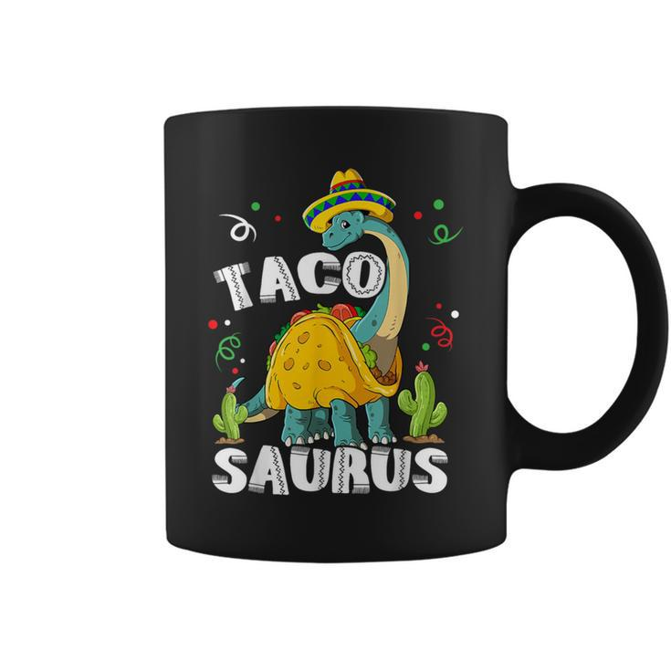 Tacosaurus Cinco De Mayo Taco Dinosaur Coffee Mug