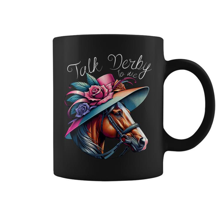 Talk Derby To Me Racing Horse Coffee Mug