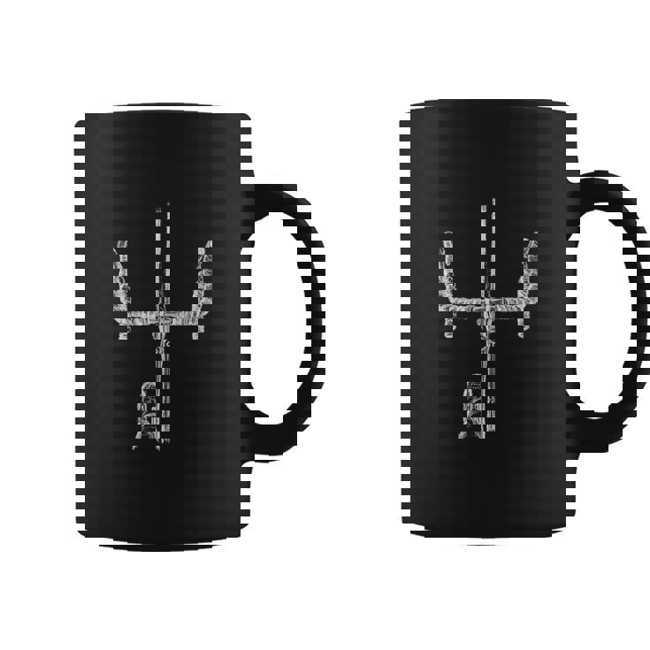 Tasse Guitare Croisée, Design Détaillé pour Amateurs de Musique