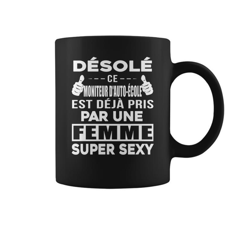Tasse Moniteur d'Auto-école Humoristique, Design Original