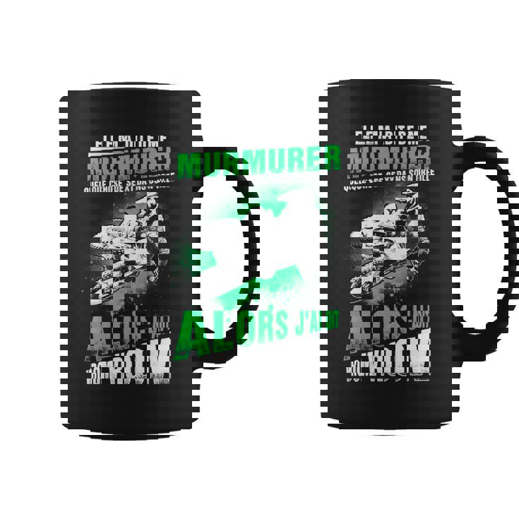 Tasse Moto Chuchote Sale Dans Son Oreille, Vroom Vroom, Humour Motard