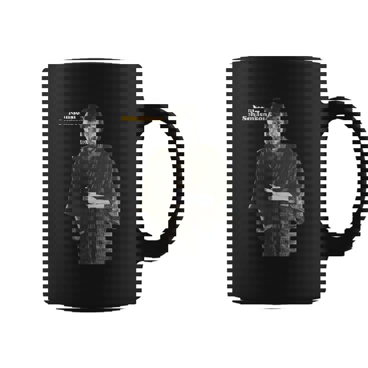 Tasse Noir Design Papier en Main, Mode Casual pour Fans