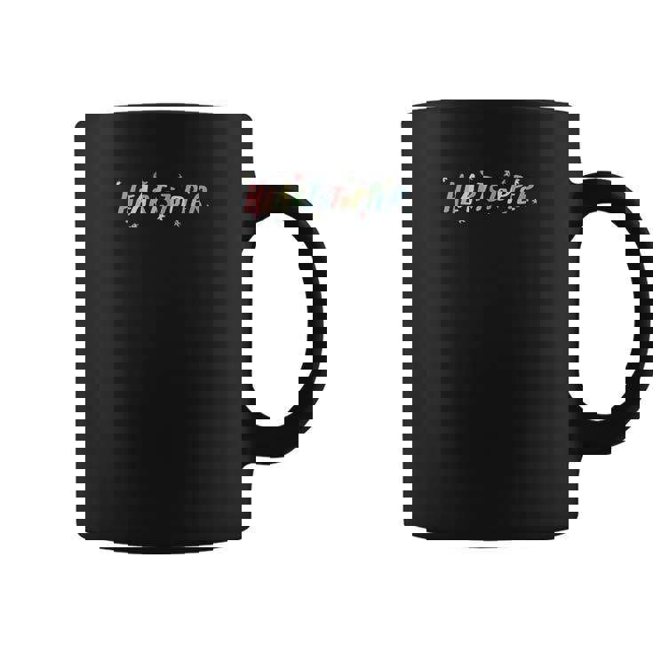 Tasse Noir HEARTSTOPPER Lettres Colorées, Style Ludique
