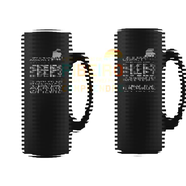 Tasse Ribeiro Personnalisé, C'est un Truc de Ribeiro avec Coucher de Soleil