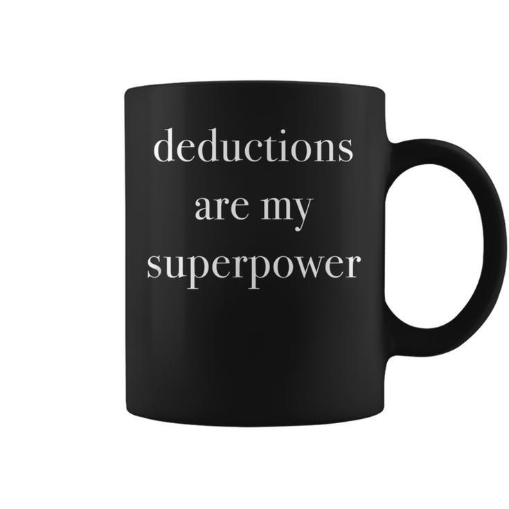 Tax Deductions Accountant And Accounting Tax Season Coffee Mug