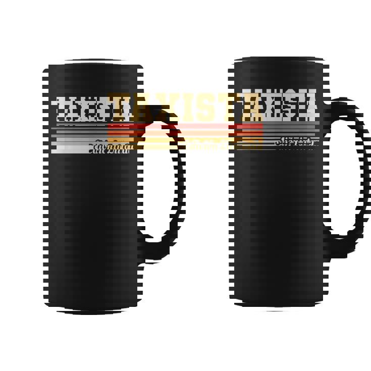 Taxista Edición Limitada Taxi Taza de café
