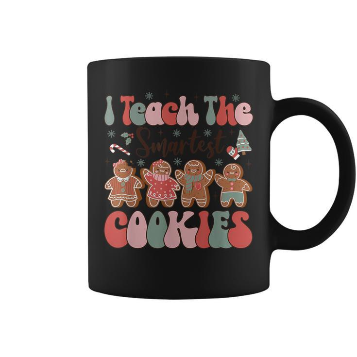 I Teach The Smartest Cookies Teacher Christmas Coffee Mug