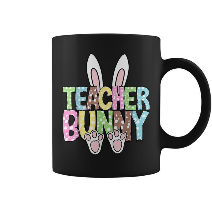 Teacher Bunny Reading Teacher Easter Spring Coffee Mug