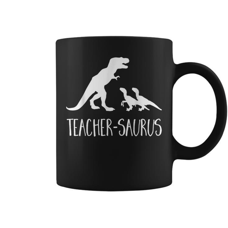 Teacher-Saurus T-Rex & Raptor Animal School T Coffee Mug