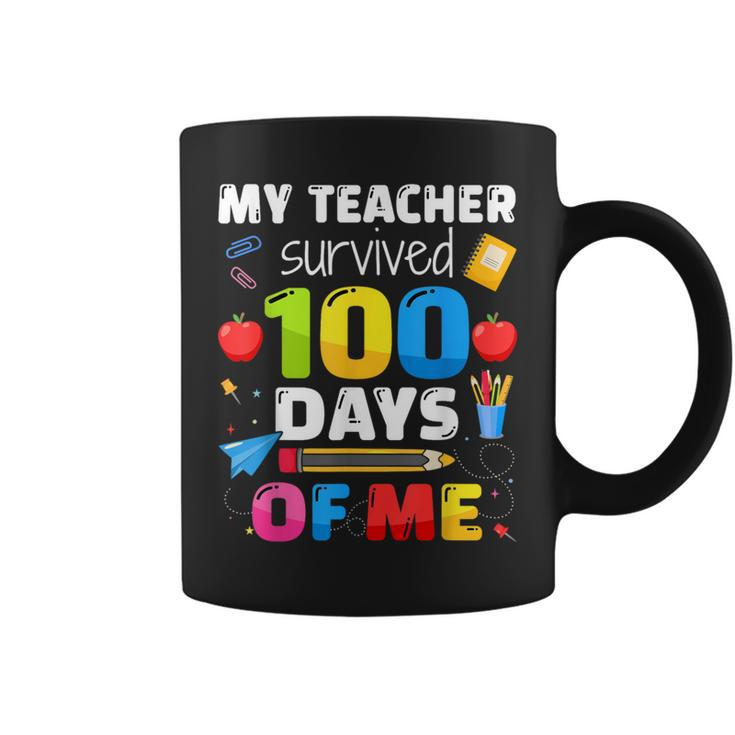 Teacher Survived 100 Days Of Me For 100Th Day School Student Coffee Mug