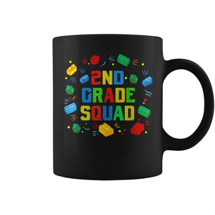 Team 2Nd Grade Squad Brick Builder Back To School Coffee Mug