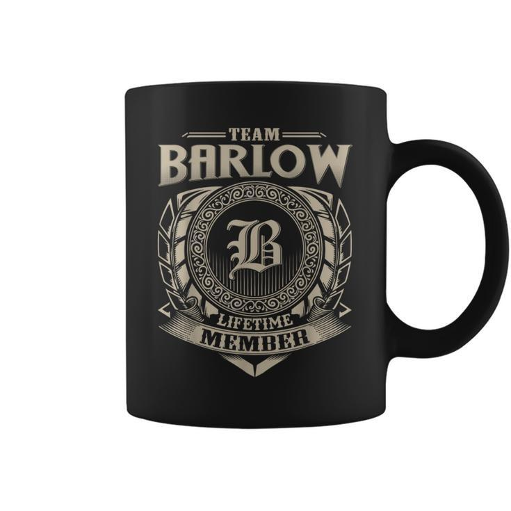 Team Barlow Lifetime Member Vintage Barlow Family Coffee Mug