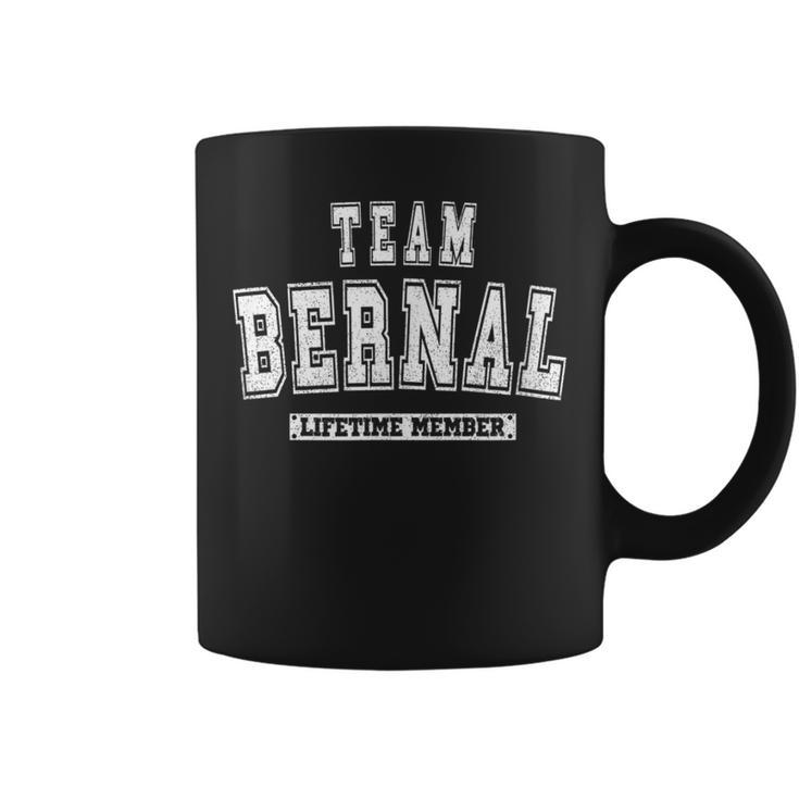 Team Bernal Lifetime Member Family Last Name Coffee Mug