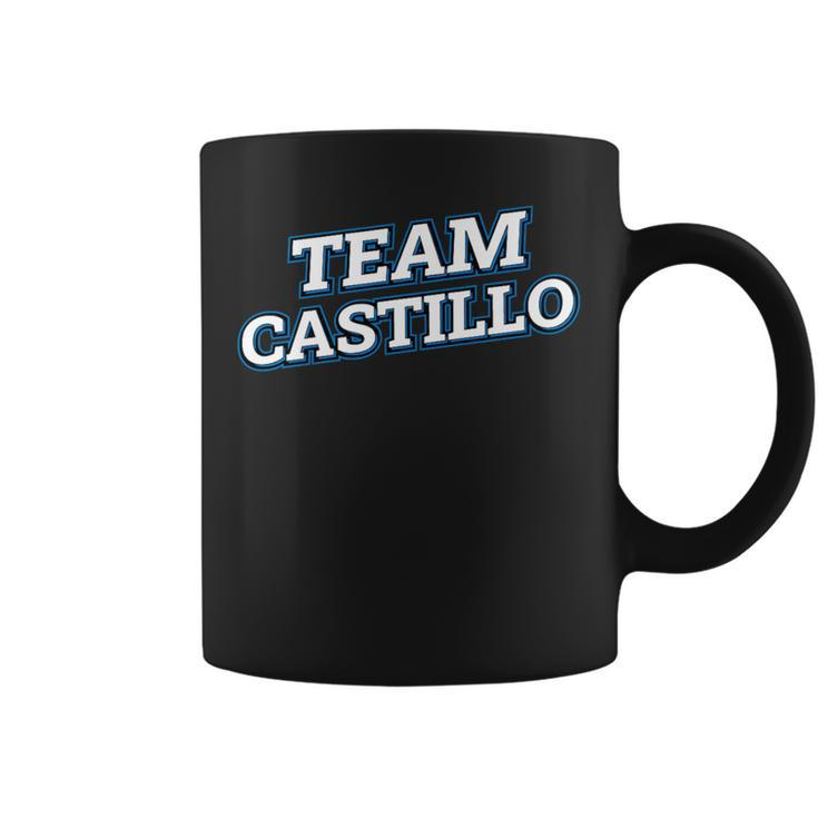 Team Castillo Relatives Last Name Family Matching Coffee Mug