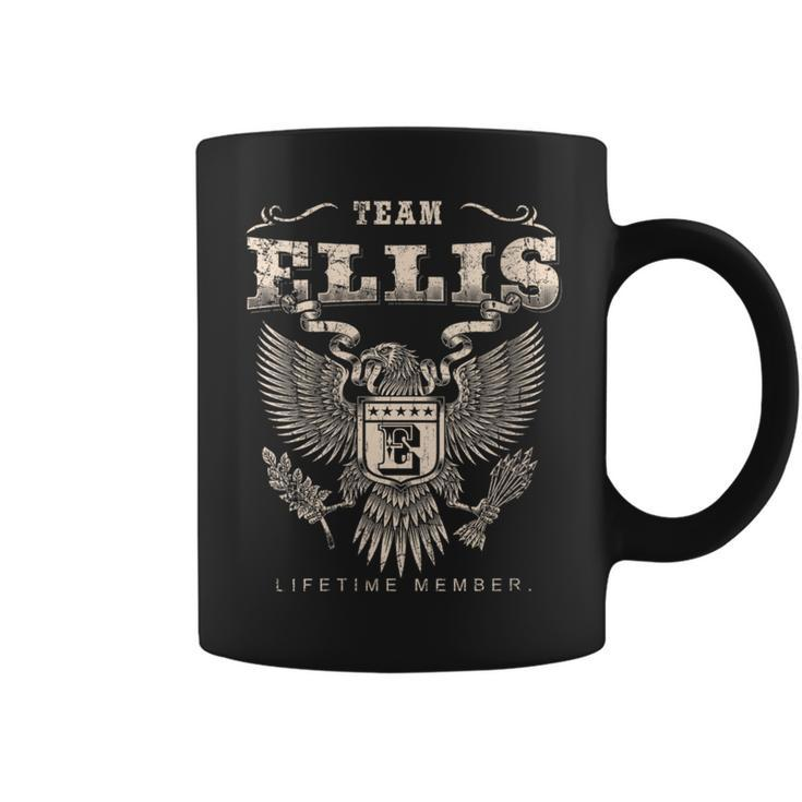 Team Ellis Family Name Lifetime Member Coffee Mug