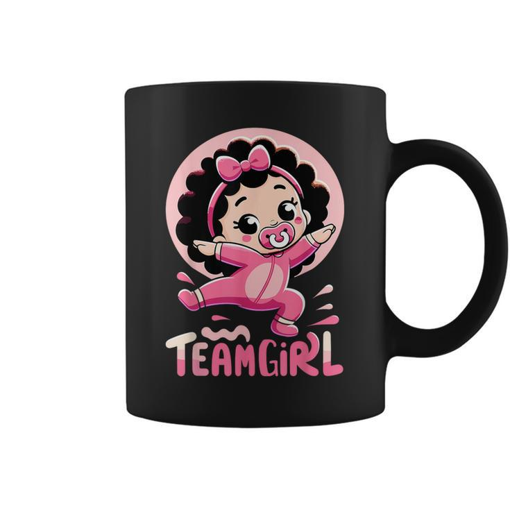 Team Girl Baby Gender Reveal Party Announcement Coffee Mug