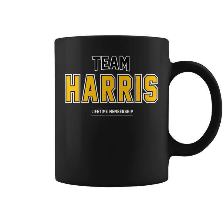 Team Harris Proud Family Last Name Surname Coffee Mug