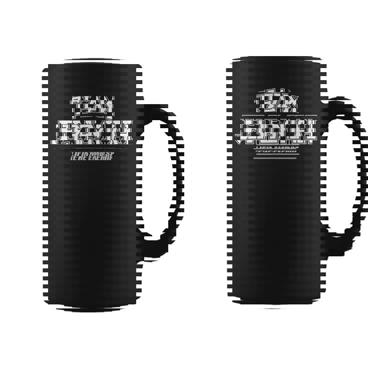 Team Jeremiah Proud Family Surname Last Name Coffee Mug