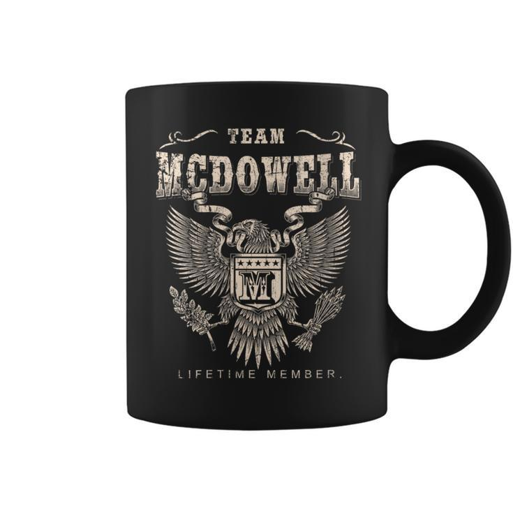 Team Mcdowell Family Name Lifetime Member Coffee Mug