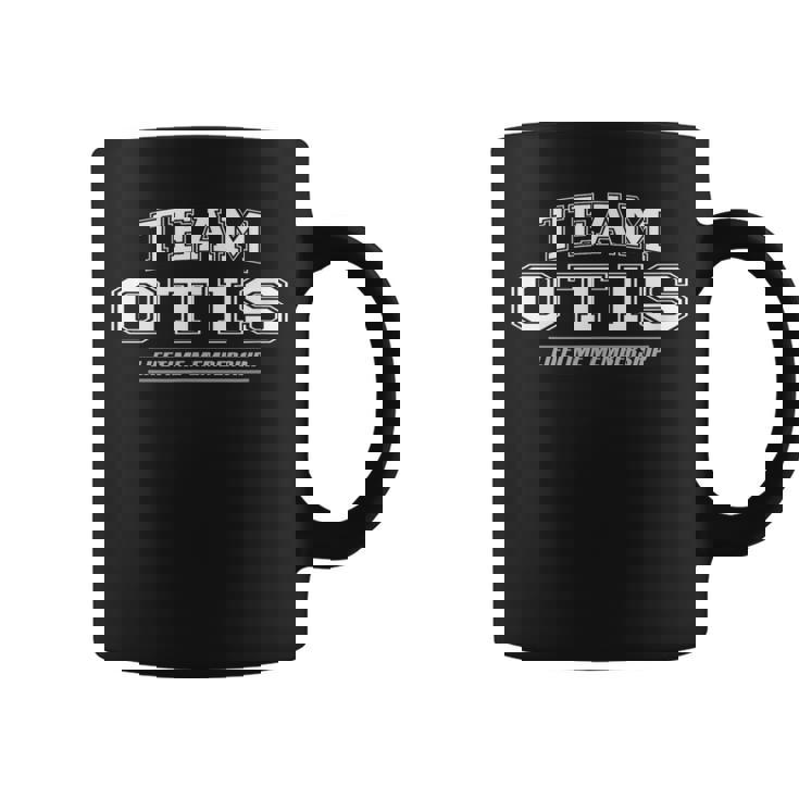 Team Otis Proud Family Surname Last Name Coffee Mug