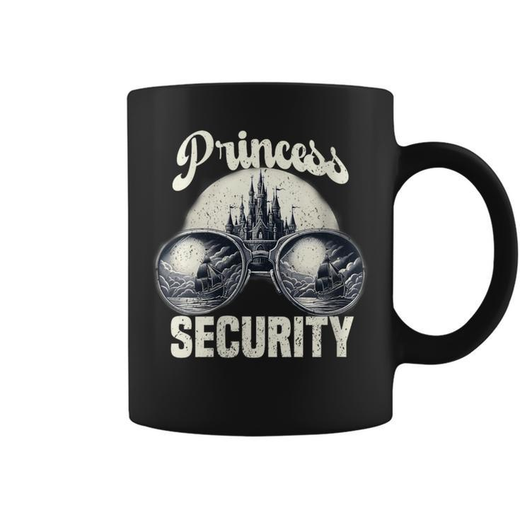 Team Princess Security Mom Dad Party Family Trip Vintage Coffee Mug