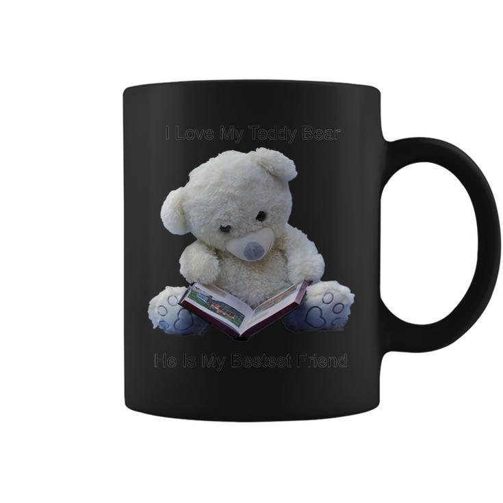 Teddy Bear I Love My Teddy Bear Reading Book Lg Alt Coffee Mug