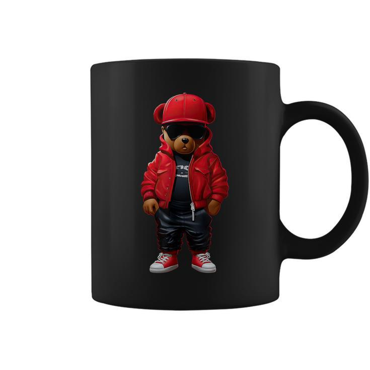 Teddy Fashion Rap Bear Stylish Hip Hop Coffee Mug
