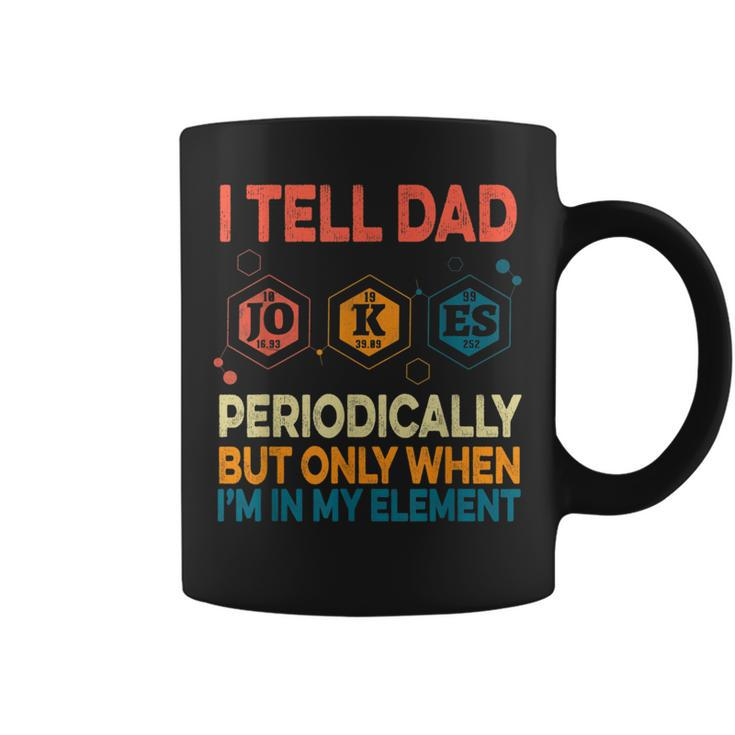 I Tell Dad Jokes Periodically Fathers Day Vintage Coffee Mug
