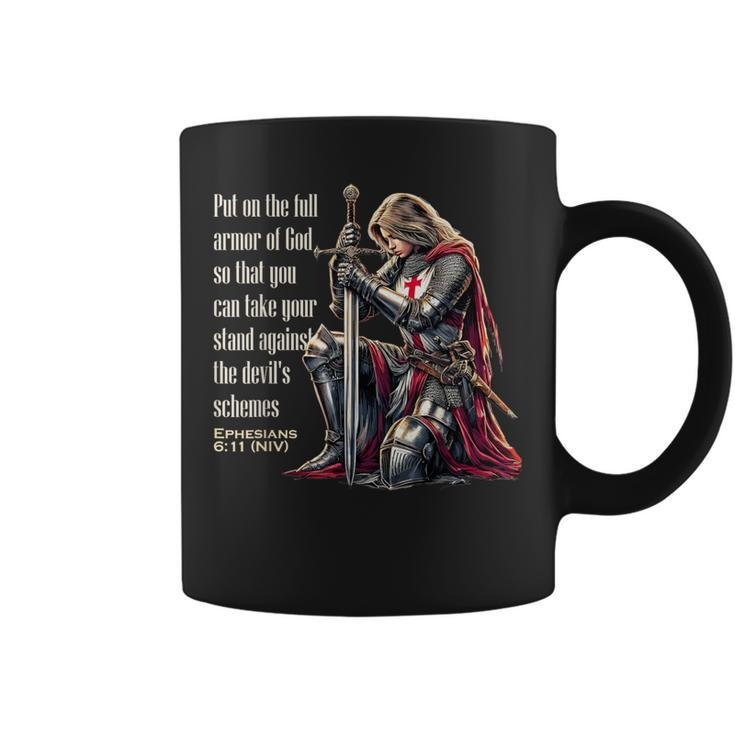 Templar Knight Christian Bible Verse Saying Lord Coffee Mug