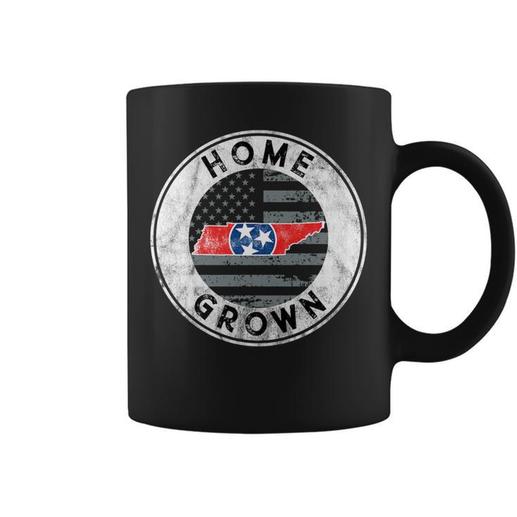 Tennessee Native Home Grown Quote State American Flag Pride Coffee Mug