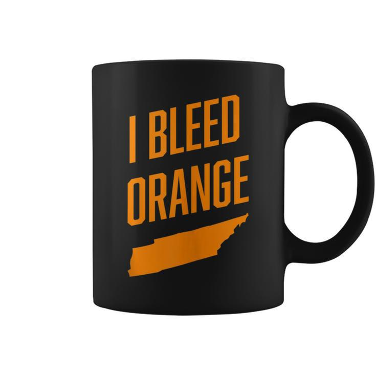 Tennessee I Bleed Orange Tn Pride State Coffee Mug