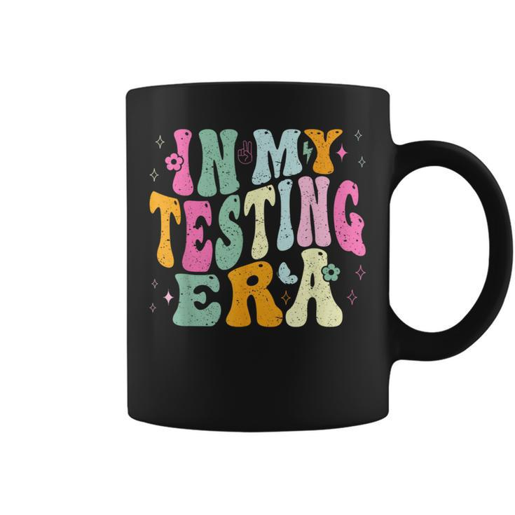 In My Testing Era Testing Day Teacher Test Day Retro Vintage Coffee Mug