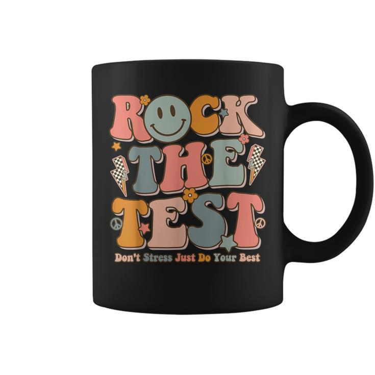 Testing For Teachers Test Day Teacher Rock The Test Coffee Mug