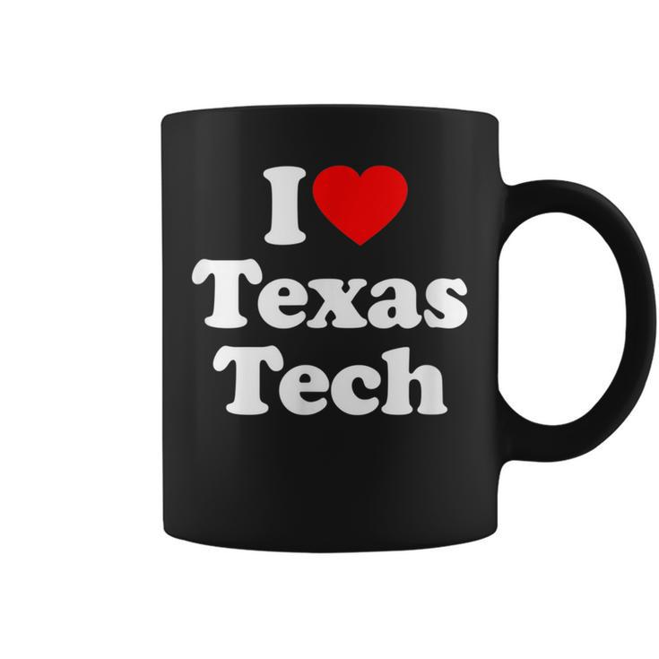 Texas Tech Love Heart College University Alumni Coffee Mug