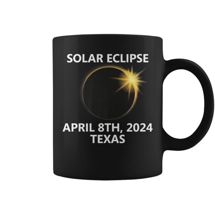 Texas Tx April Solar Eclipse 2024 Arlington Dallas Tyler Coffee Mug