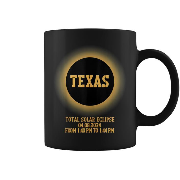 Texas Usa Totality Total Solar Eclipse April 8 2024 Coffee Mug