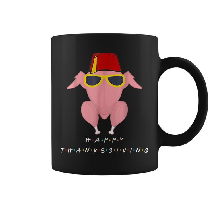 Thanksgiving For Friends Turkey Head Coffee Mug