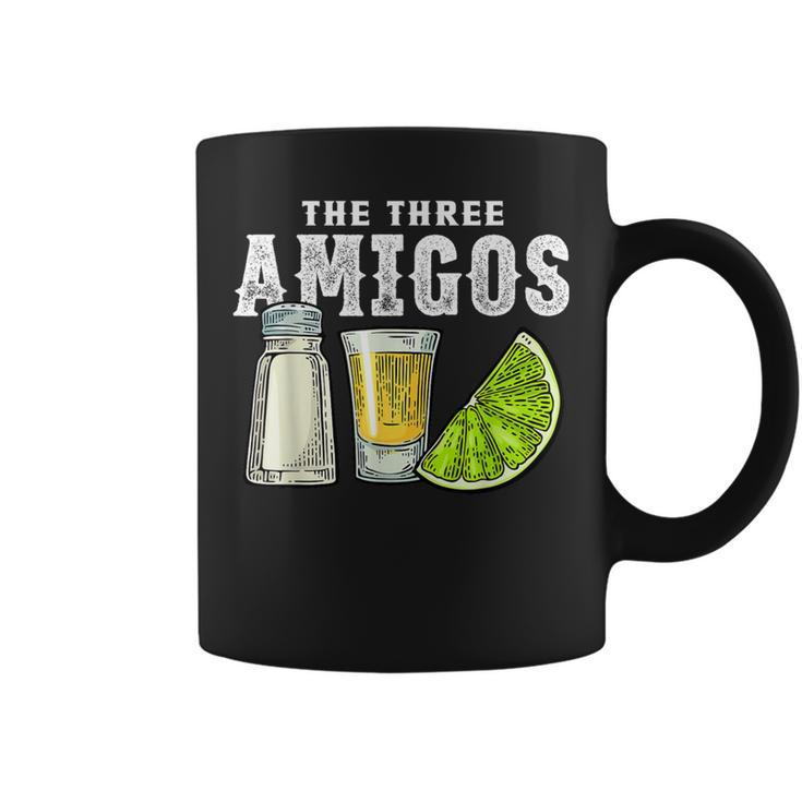 The Three Amigos Lime Salt Tequila Cinco De Mayo Coffee Mug