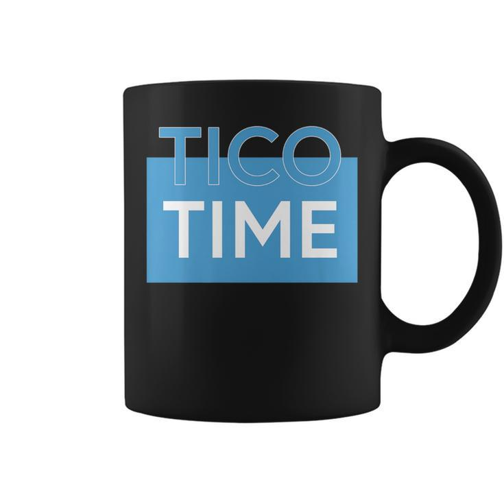 Tico Time Surf Culture Sunset Costa Rican Surfers Coffee Mug