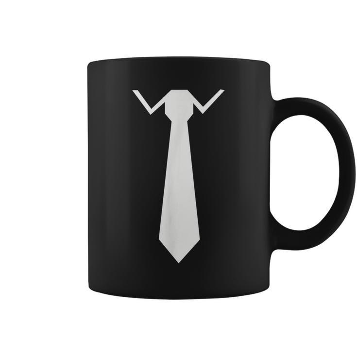 Tie With Collar Coffee Mug