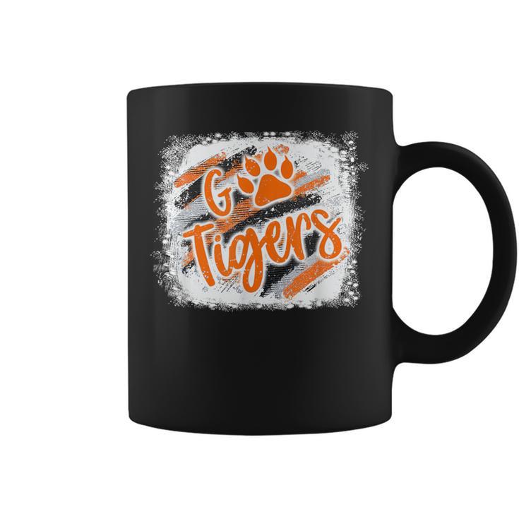 Tigers Swash School Spirit Orange Black Football Sports Fan Coffee Mug