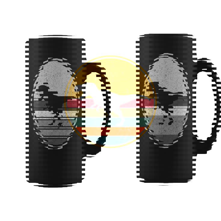 Tiranosaurio Rex Prehistoria Retro-Vintage Dinosaurio T-Rex Taza de café