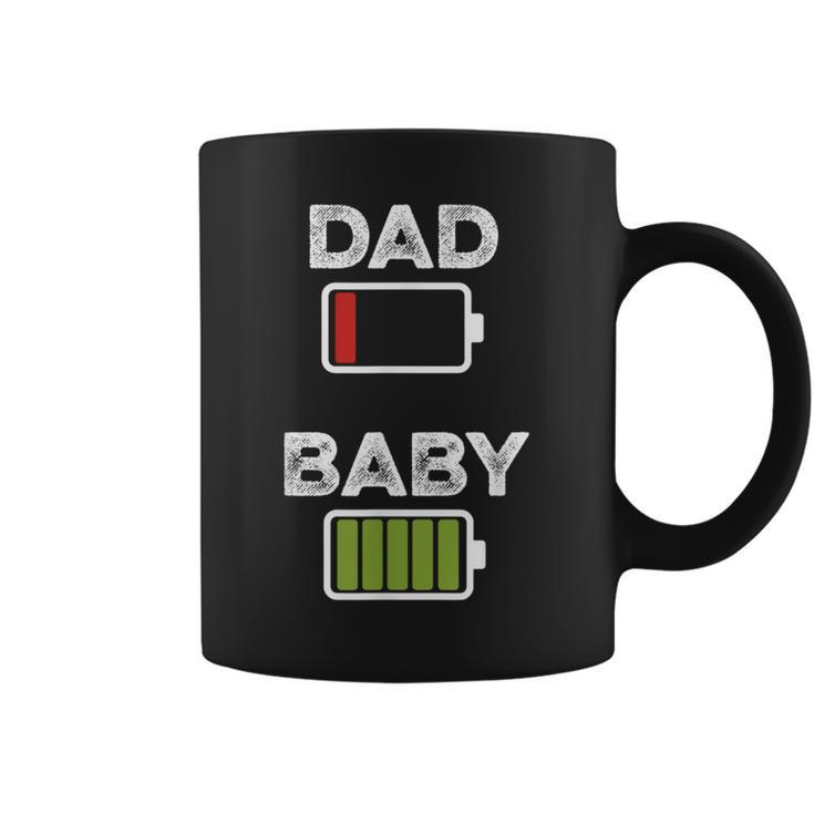 Tired Dad Low Battery Baby Full Charge Coffee Mug