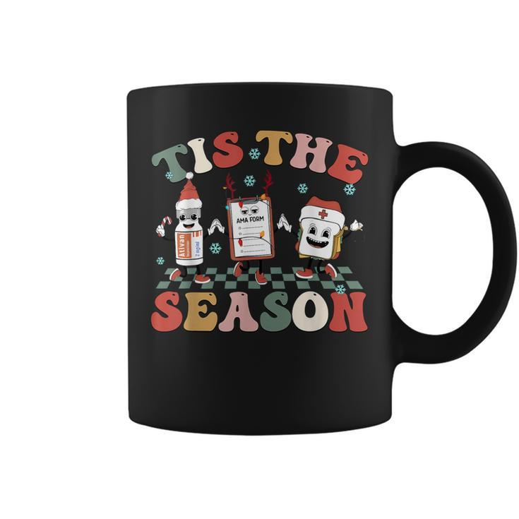 Tis The Season Christmas Pacu Er Icu Critical Care Nurse Coffee Mug