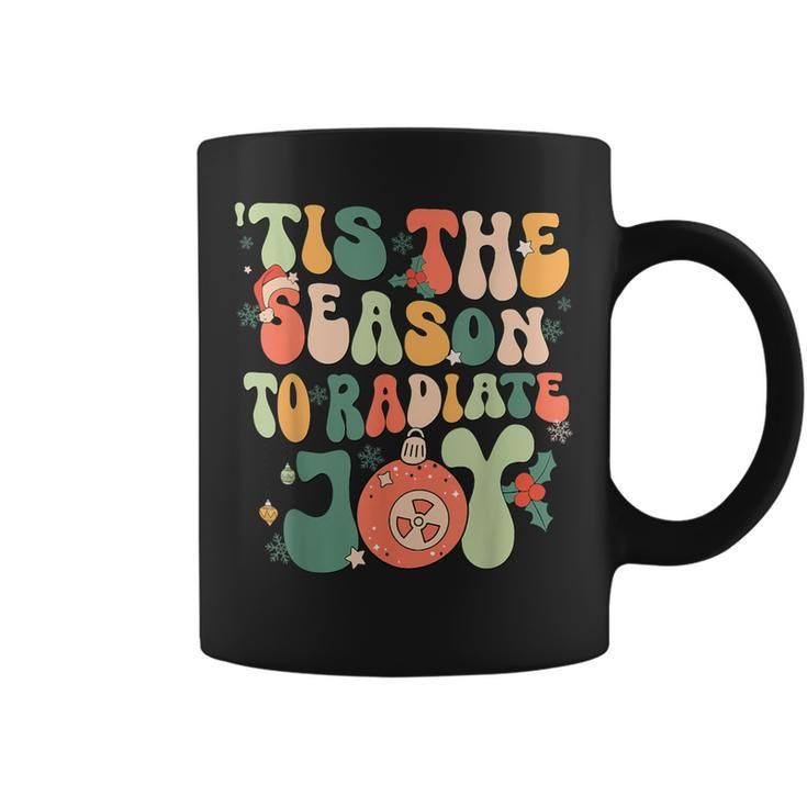 Tis The Season To Radiate Joy Xray Tech Radiology Christmas Coffee Mug
